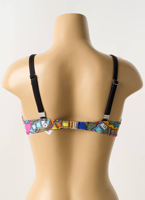 Haut de maillot de bain noir ANTIGEL femme