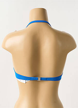 Haut de maillot de bain stretch haut bandeau bleu ANTIGEL femme