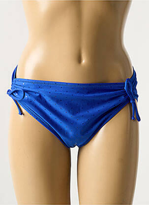 Bas de maillot de bain stretch culotte bleu ANTIGEL femme
