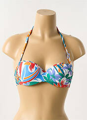 Haut de maillot de bain bleu ANTIGEL pour femme seconde vue