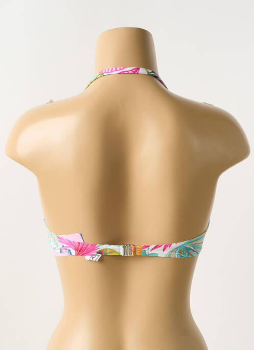 Haut de maillot de bain stretch haut bandeau blanc ANTIGEL femme