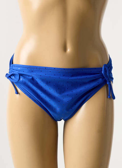 Bas de maillot de bain stretch culotte bleu ANTIGEL femme