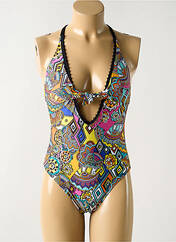 Maillot de bain 1 pièce noir ANTIGEL pour femme seconde vue