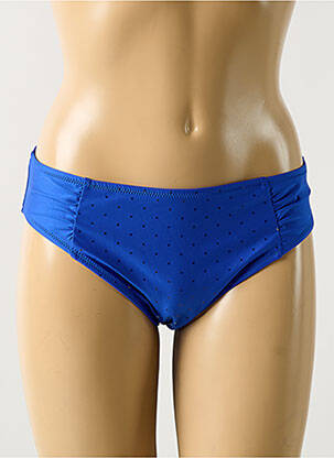 Bas de maillot de bain stretch culotte bleu ANTIGEL femme