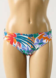 Bas de maillot de bain imprimé tie and dye culotte blanc ANTIGEL femme