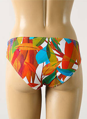 Bas de maillot de bain imprimé fantaisie culotte rouge NICOLE OLIVIER femme