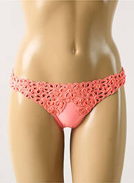 Bas de maillot de bain stretch culotte orange NICOLE OLIVIER femme