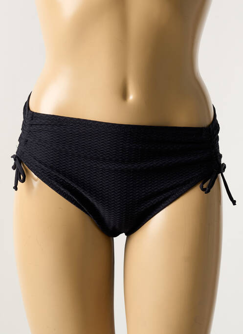 Bas de maillot de bain stretch culotte noir ANTIGEL femme