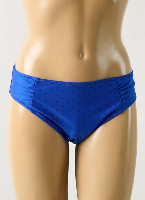 Bas de maillot de bain stretch culotte bleu ANTIGEL femme