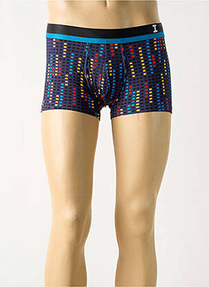 Boxer imprimé fantaisie bleu IMPETUS homme