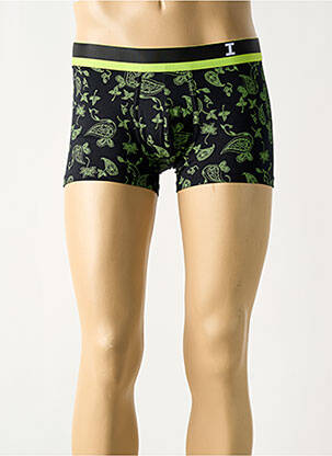 Boxer imprimé fantaisie noir IMPETUS homme