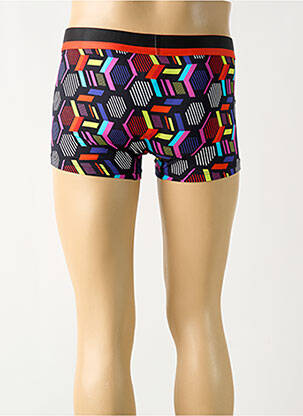 Boxer imprimé fantaisie noir IMPETUS homme