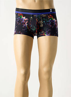 Boxer imprimé fantaisie noir IMPETUS homme