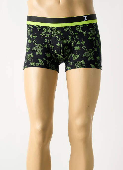 Boxer imprimé fantaisie noir IMPETUS homme