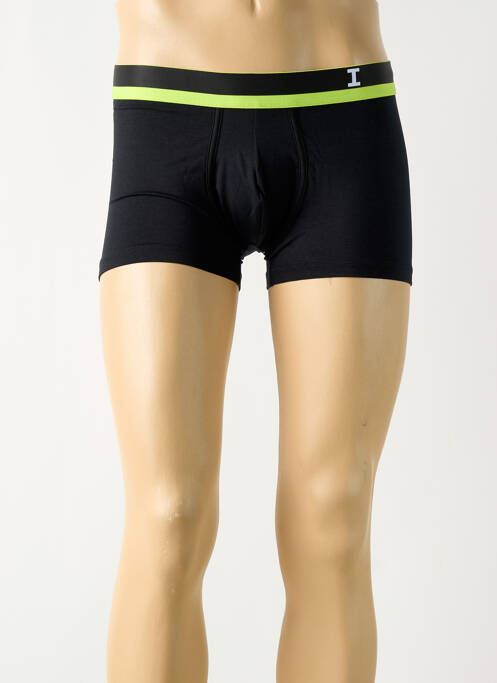 Boxer imprimé fantaisie noir IMPETUS homme