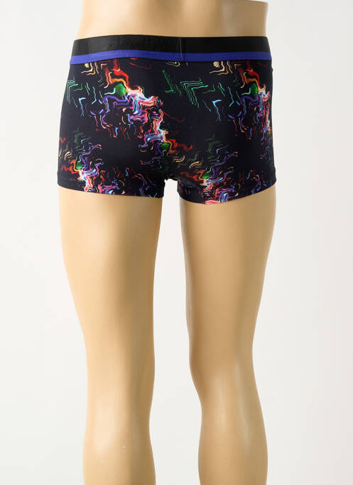 Boxer imprimé fantaisie noir IMPETUS homme