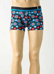 Boxer imprimé fantaisie bleu IMPETUS homme