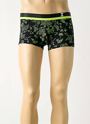 Boxer imprimé fantaisie noir IMPETUS homme