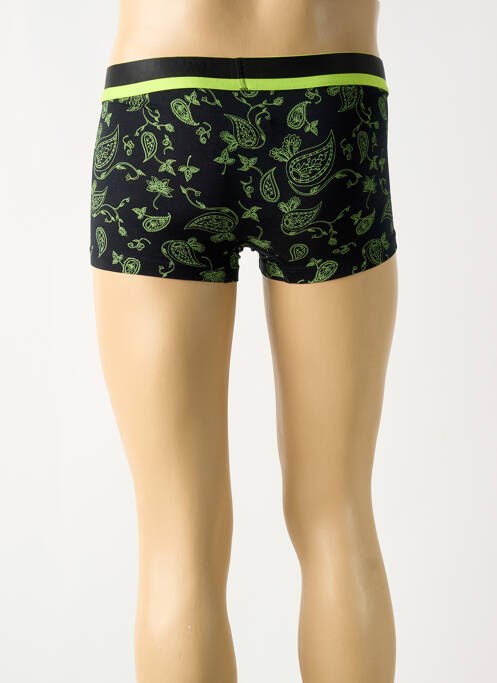 Boxer imprimé fantaisie noir IMPETUS homme