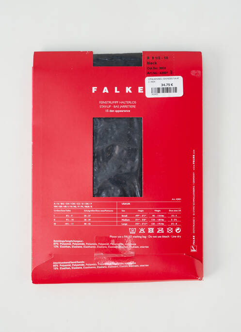 Bas beige FALKE pour femme