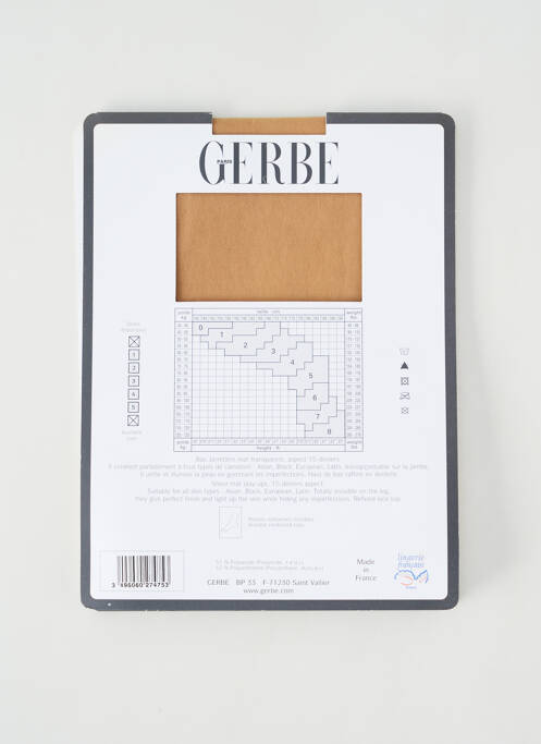 Bas chair GERBE pour femme