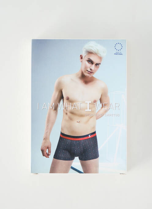 Boxer bleu IMPETUS pour homme