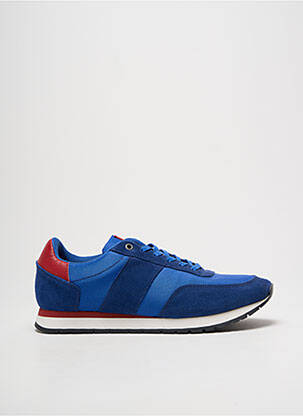 Baskets bout rond bout rond bleu SAINT TROPEZ homme