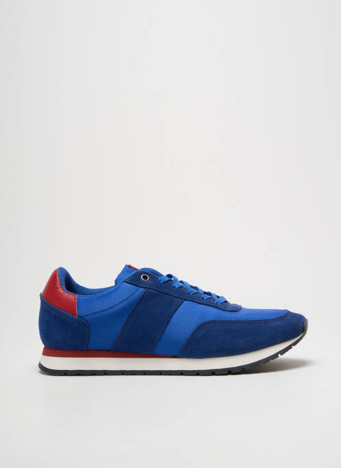 Baskets bout rond bout rond bleu SAINT TROPEZ homme