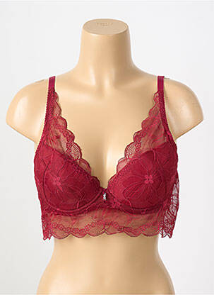 Soutien-gorge haut soutien-gorge push-up haut soutien-gorge push-up rouge GORTEKS femme