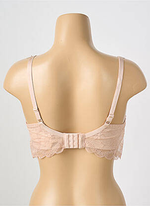 Soutien-gorge broderie haut soutien-gorge moulé rose GORTEKS femme