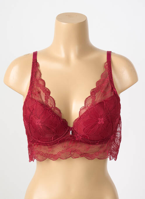 Soutien-gorge haut soutien-gorge push-up haut soutien-gorge push-up rouge GORTEKS femme