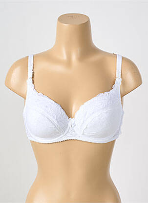 Soutien-gorge légère et transparente haut soutien-gorge moulé blanc GORTEKS femme