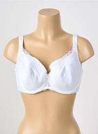 Soutien-gorge effet matière satinée haut soutien-gorge moulé blanc GORTEKS femme