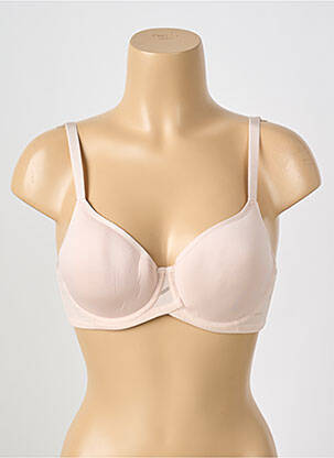 Soutien-gorge effet matière satinée haut soutien-gorge moulé rose GORTEKS femme