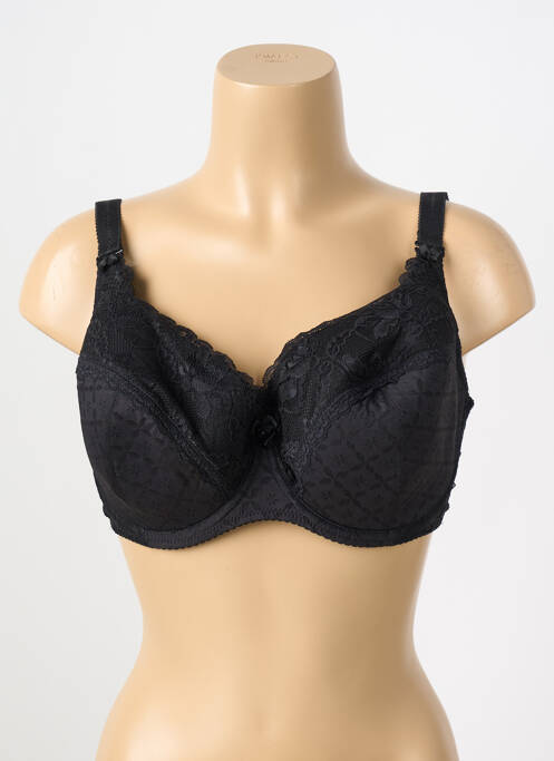 Soutien-gorge légère et transparente haut soutien-gorge moulé noir GORTEKS femme