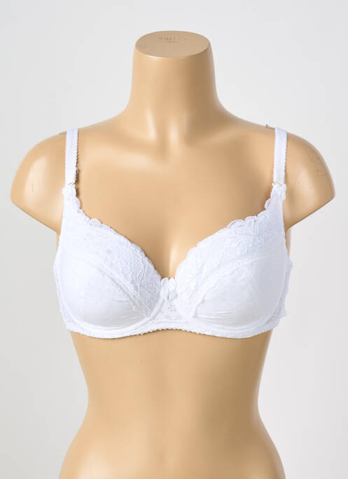 Soutien-gorge légère et transparente haut soutien-gorge moulé blanc GORTEKS femme