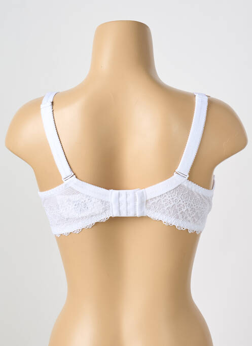 Soutien-gorge effet matière satinée haut soutien-gorge moulé blanc GORTEKS femme