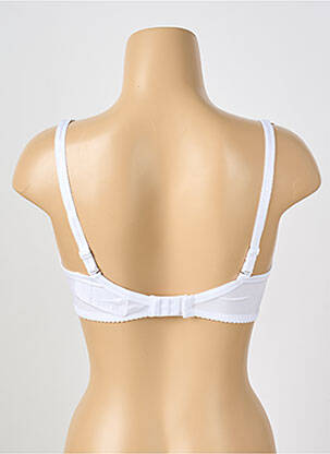 Soutien-gorge broderie haut soutien-gorge emboitant blanc GORTEKS femme