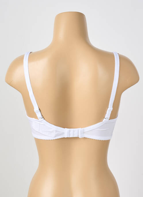 Soutien-gorge broderie haut soutien-gorge emboitant blanc GORTEKS femme