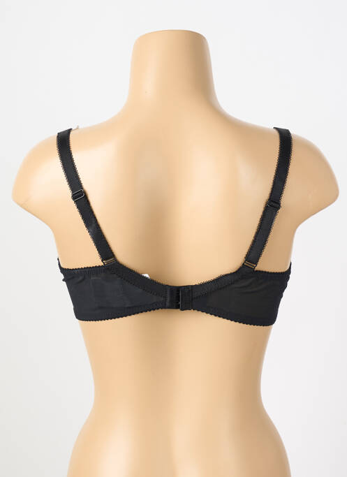 Soutien-gorge effet matière satinée haut soutien-gorge emboitant noir GORTEKS femme