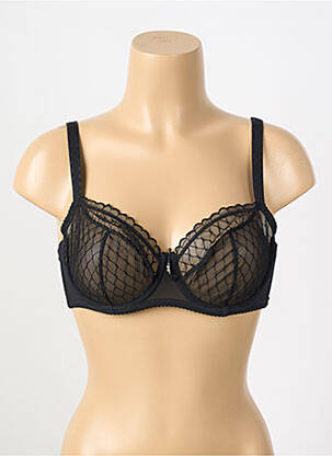 Soutien-gorge légère et transparente haut soutien-gorge emboitant noir GORTEKS femme