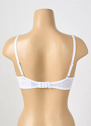 Soutien-gorge légère et transparente haut soutien-gorge emboitant blanc GORTEKS femme