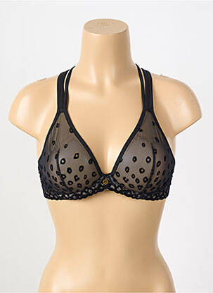 Soutien-gorge sans armature haut soutien-gorge emboitant noir GORTEKS femme