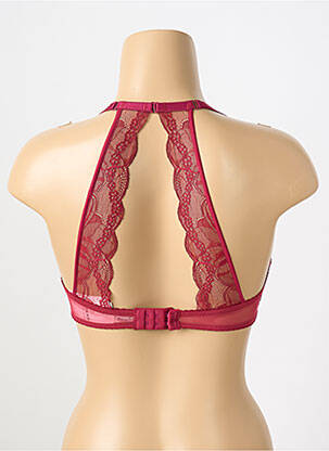 Soutien-gorge légère et transparente haut soutien-gorge emboitant rouge GORTEKS femme