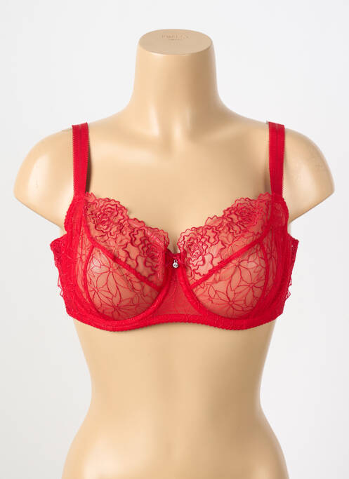 Soutien-gorge haut soutien-gorge balconnet haut soutien-gorge balconnet rouge GORTEKS femme