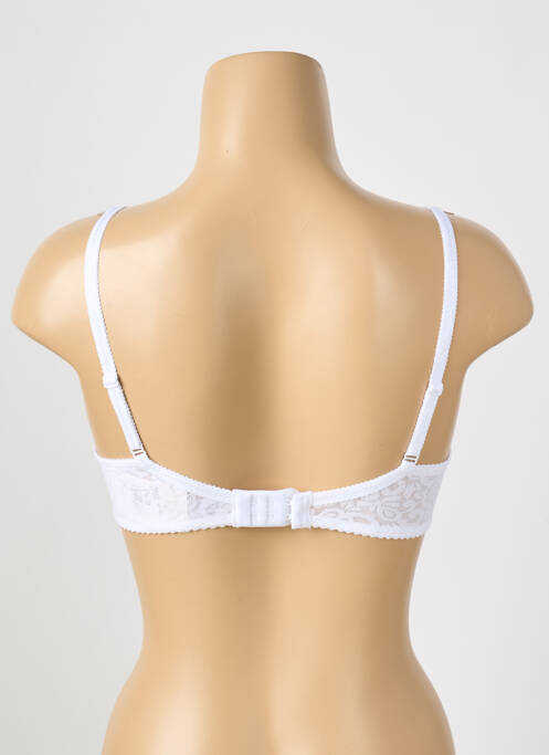 Soutien-gorge légère et transparente haut soutien-gorge emboitant blanc GORTEKS femme