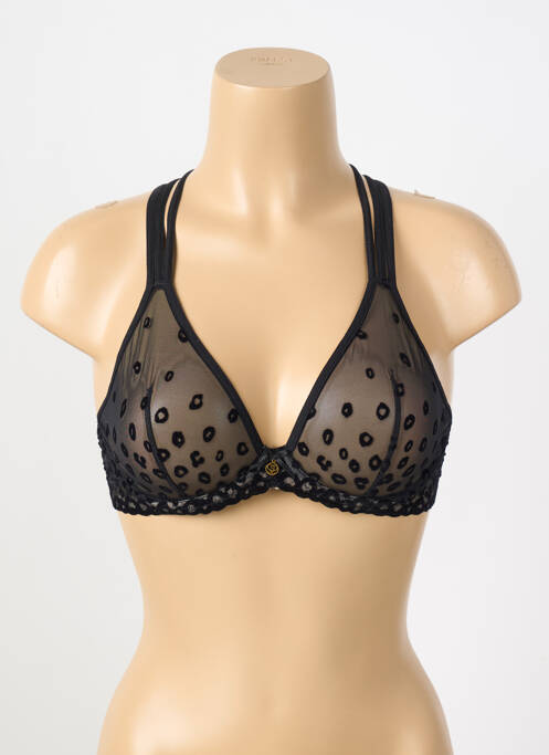 Soutien-gorge sans armature haut soutien-gorge emboitant noir GORTEKS femme