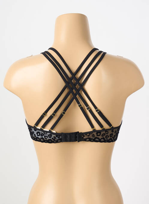 Soutien-gorge sans armature haut soutien-gorge emboitant noir GORTEKS femme