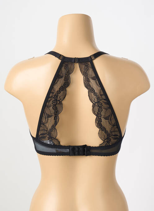 Soutien-gorge légère et transparente haut soutien-gorge emboitant noir GORTEKS femme