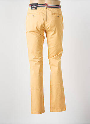 Pantalon chino stretch taille normale jaune DELAHAYE homme